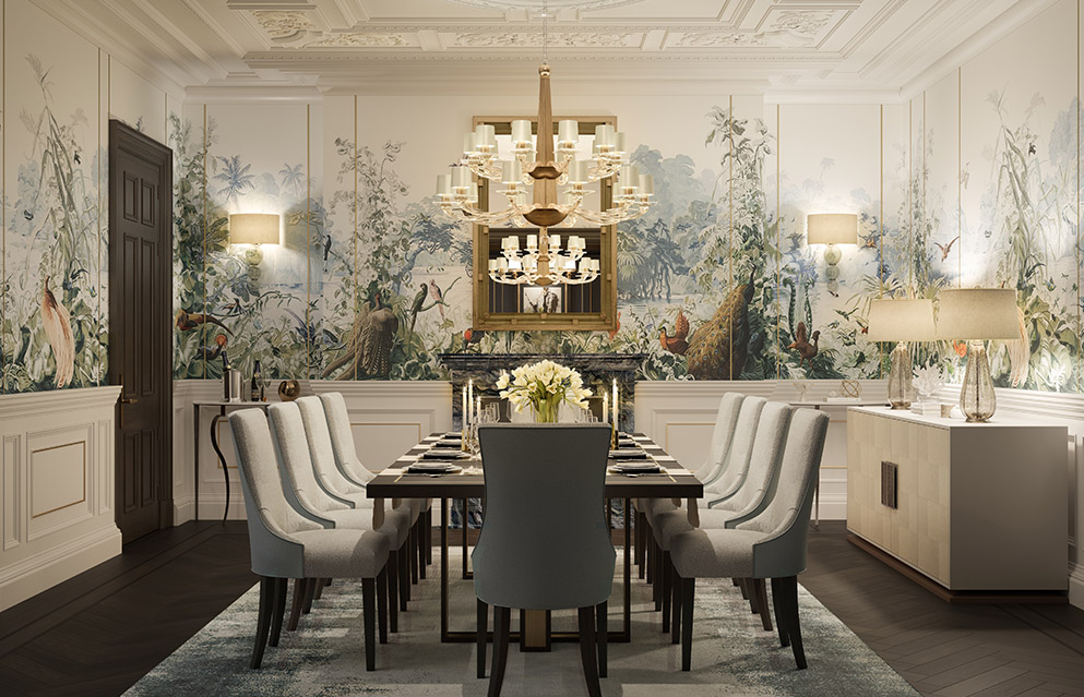 Comedor privado para residentes — The OWO Residences by Raffles